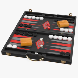 3D Black Backgammon