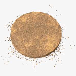 3D Round Soil Ground Cross Section