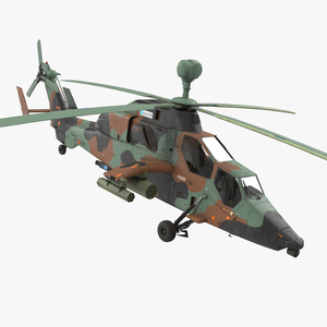 3D Eurocopter Tigre Spanish Army Rigged