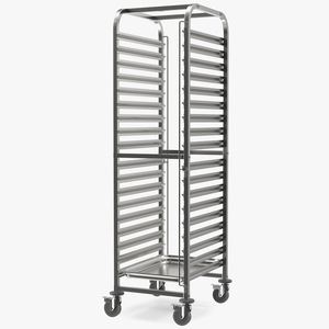 3D model Shelved Trolley LIAM