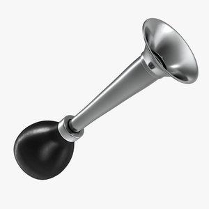 3D Vintage Car Horn