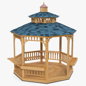 3D model Gazebo Pavilion Structure