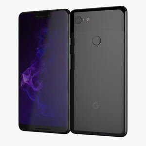 Black Google Pixel 3XL 3D