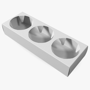 3D 3 Tier Disposable Cup Holder model