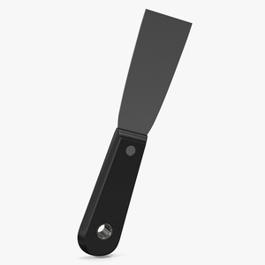 3D Scraper One and Half Inch Black Handle model