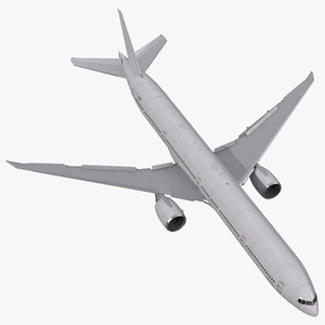 3D Boeing 777 9x Generic Rigged model