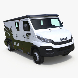 3D Iveco CIT Armored Vehicle Simplified