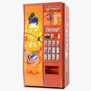 3D Vending Machine Fanta