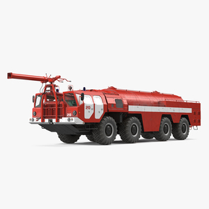 MAZ AA 60 Airport Fire Fighting Vehicle 3D model