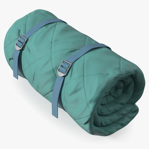 Rolled Up Sleeping Bag 3D