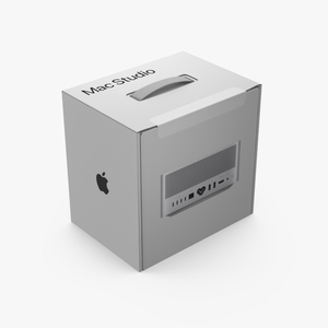 3D model Apple Mac Studio Packaging Box