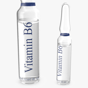 3D Vitamin B6 Pyridoxine 2ml Ampoule model