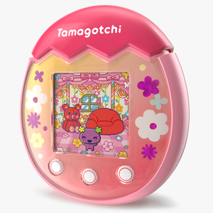 3D Tamagotchi Pix Floral Pink