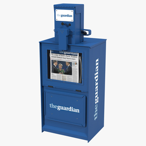 3D Classic Newspaper Box