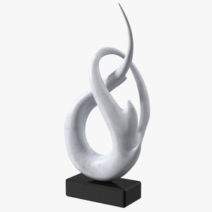 3D Marble Abstract Modern Sculpture Home Decoration model