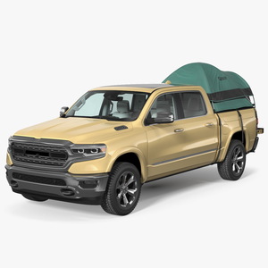 3D Truck Tent Guide Gear on Pickup