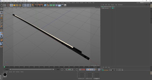 Cello Bow 3D model