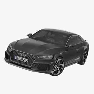 3D model Audi RS5 2017 Rigged