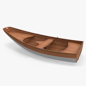 Pram Boat 3D model