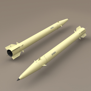 3D Fateh-110 Military Missile