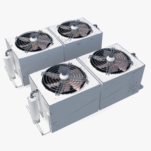 3D model Industrial HVAC Unit