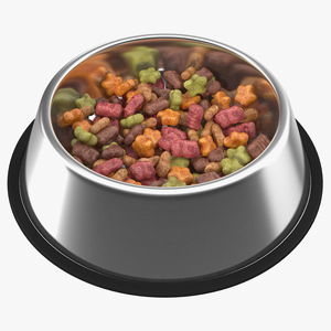 Dry Pet Food Bowl 3D