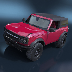 Ford Bronco Two Door SUV Rapid Red 3D model