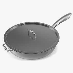 Aluminum Frying Pan 3D model