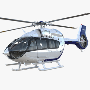 Light Utility Helicopter Eurocopter EC145 T2 3D model