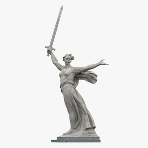 3D Statue Motherland Calls model