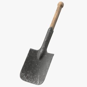 3D Camping Shovel Military Used model