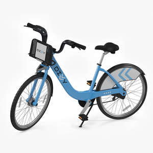 3D City Bike Share Program Bicycle