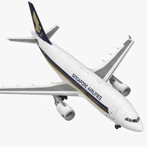 Airbus A310 300 Singapore Airlines 3D model