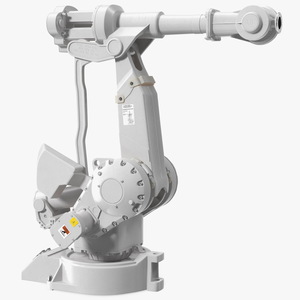 3D High Speed 6 Axis Industrial Robot Rigged