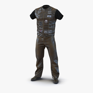 Biker Outfit 2 3D model