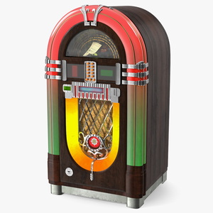 3D Vintage Jukebox Machine model