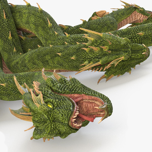 3D Hydra of Lerna Defeated Pose model