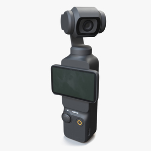 3D Portable Gimbal Camera OFF Rigged model