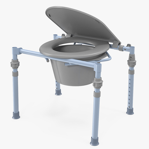 3D model Bedside Commode Seat