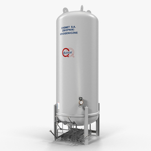 3D model LNG Storage Tank Vertical