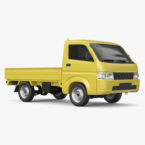 Flatbed Truck for Transportation 3D