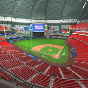 3D Baseball Stadium