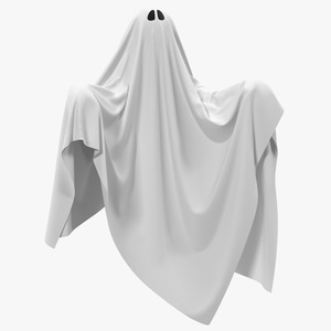 White Ghost Phantom 3D model