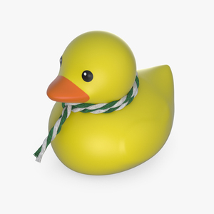 Scarf Green for Rubber Duck 3D