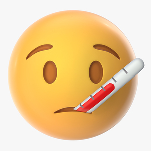 3D model Sick Emoji