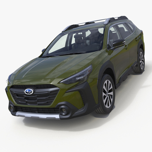 3D model Subaru Outback 2025 Green