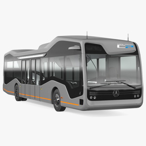 3D model Mercedes Future Bus Simple Interior