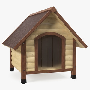 3D model Light Wood Pet House