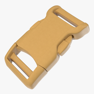 YKK Contoured Side Release Plastic Buckle Khaki 3D