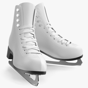 3D Classic Figure Skating Ice Skates model